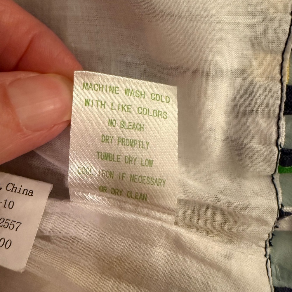 Lilly Pulitzer Originals White Label Dailey Daisies & Ladybug Skirt 8 EUC - Picture 13 of 13